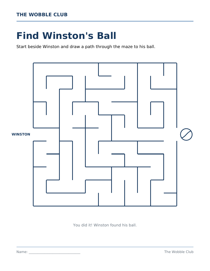 Preview of Winston’s ball maze